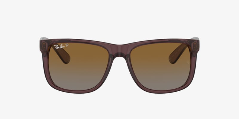 Ray-Ban RB4165 RB4165 Justin Classic Transparent Dark Brown