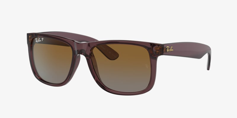 Ray-Ban RB4165 RB4165 Justin Classic Transparent Dark Brown