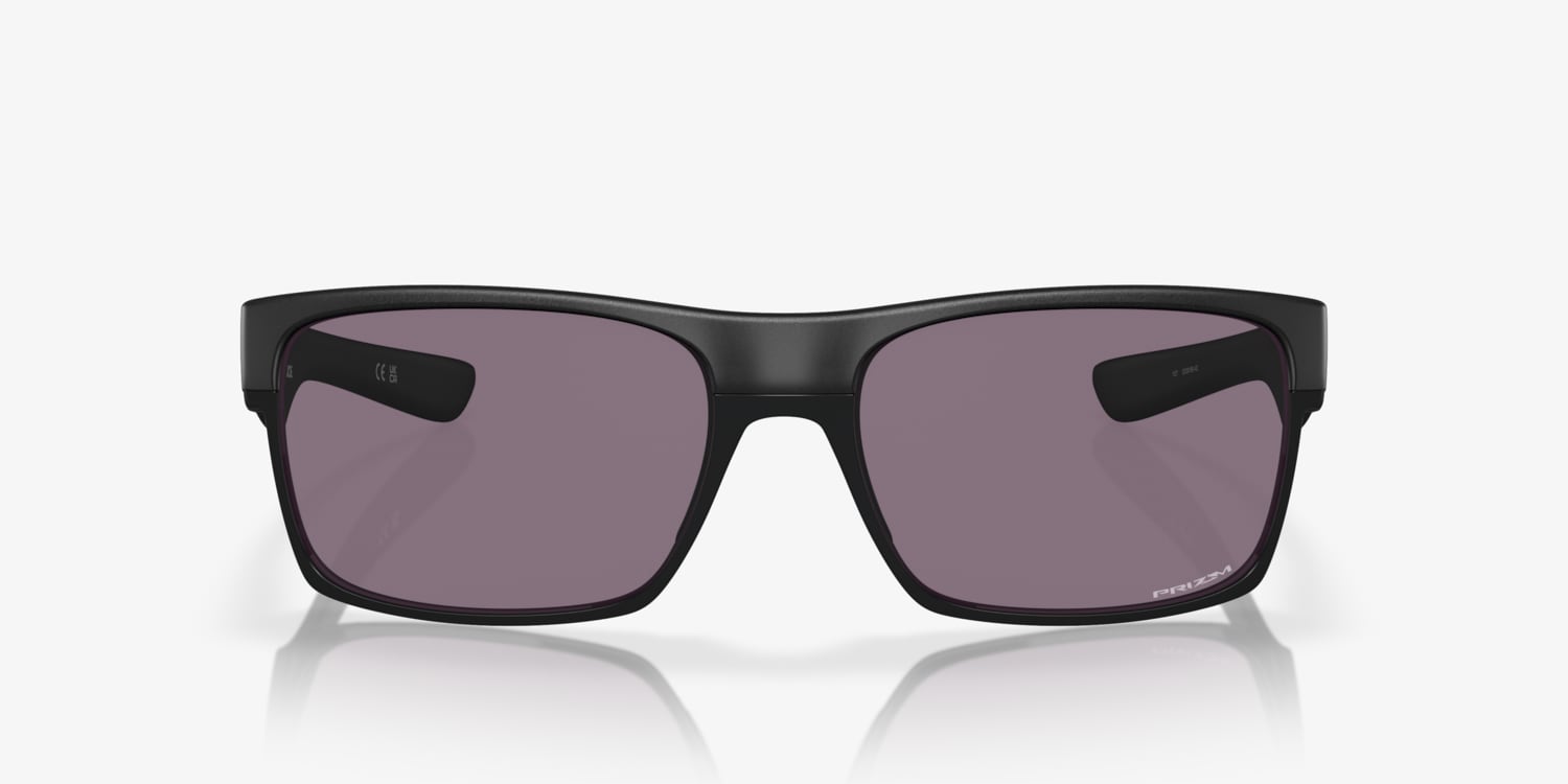 小物 Oakley Two Face XL TwoFace™ XL Chrome Iridium Lenses, Polished Black Frame