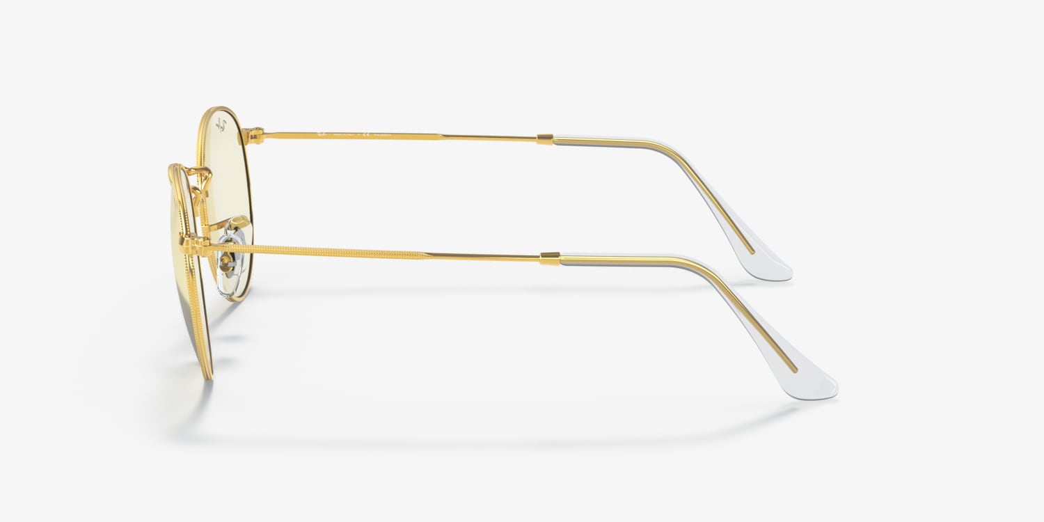 Ray-Ban RB3447 Round Blue-Violet Light Clear Evolve