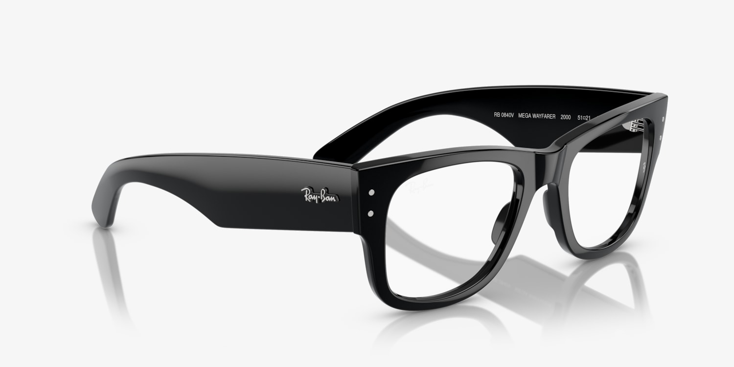 Ray-Ban RB0840V Mega Wayfarer Optics Eyeglasses | LensCrafters