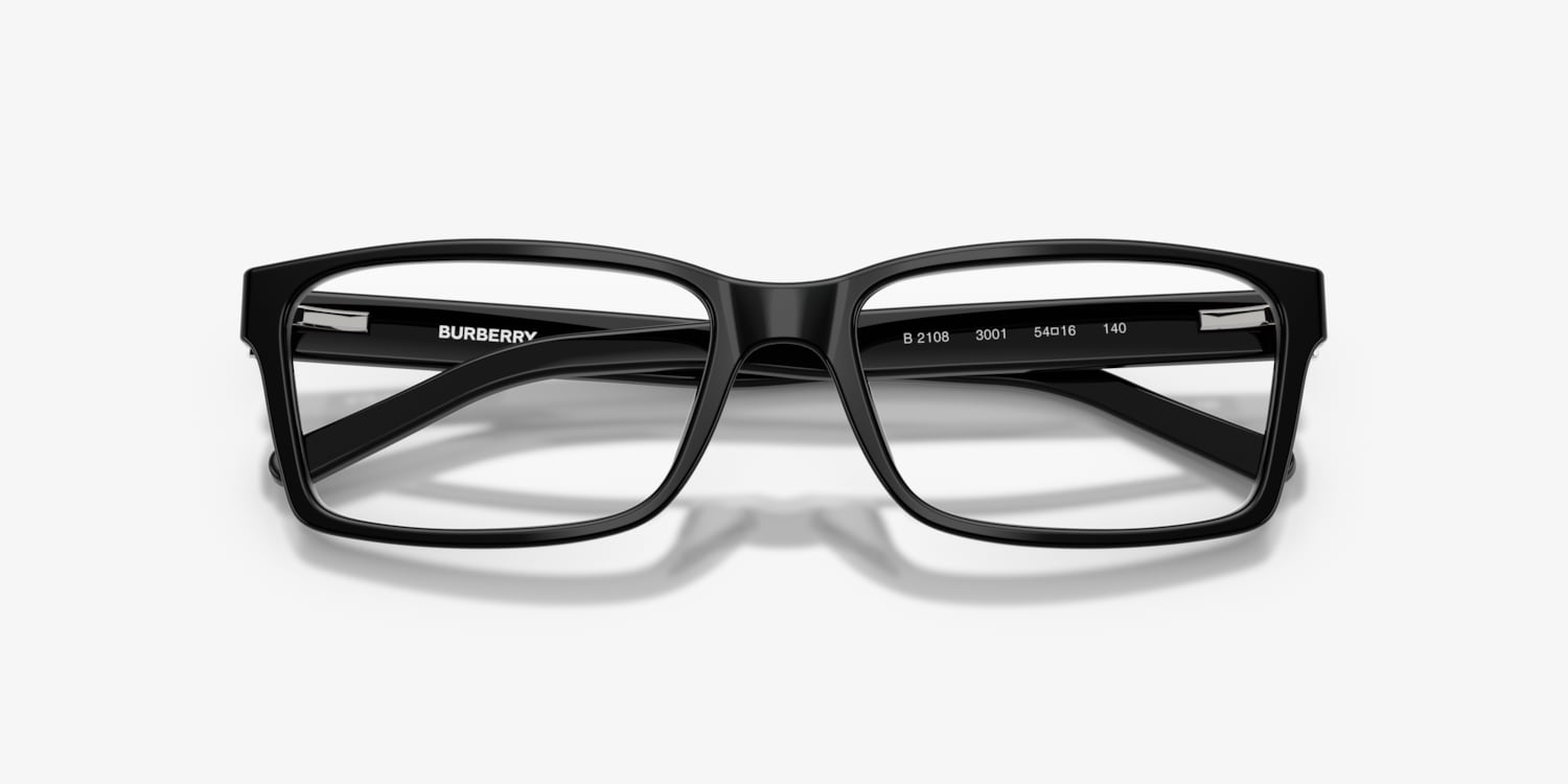 BURBERRY ブラックフレーム メガネ EZP211 Burberry BE2420 Eyeglasses | LensCrafters