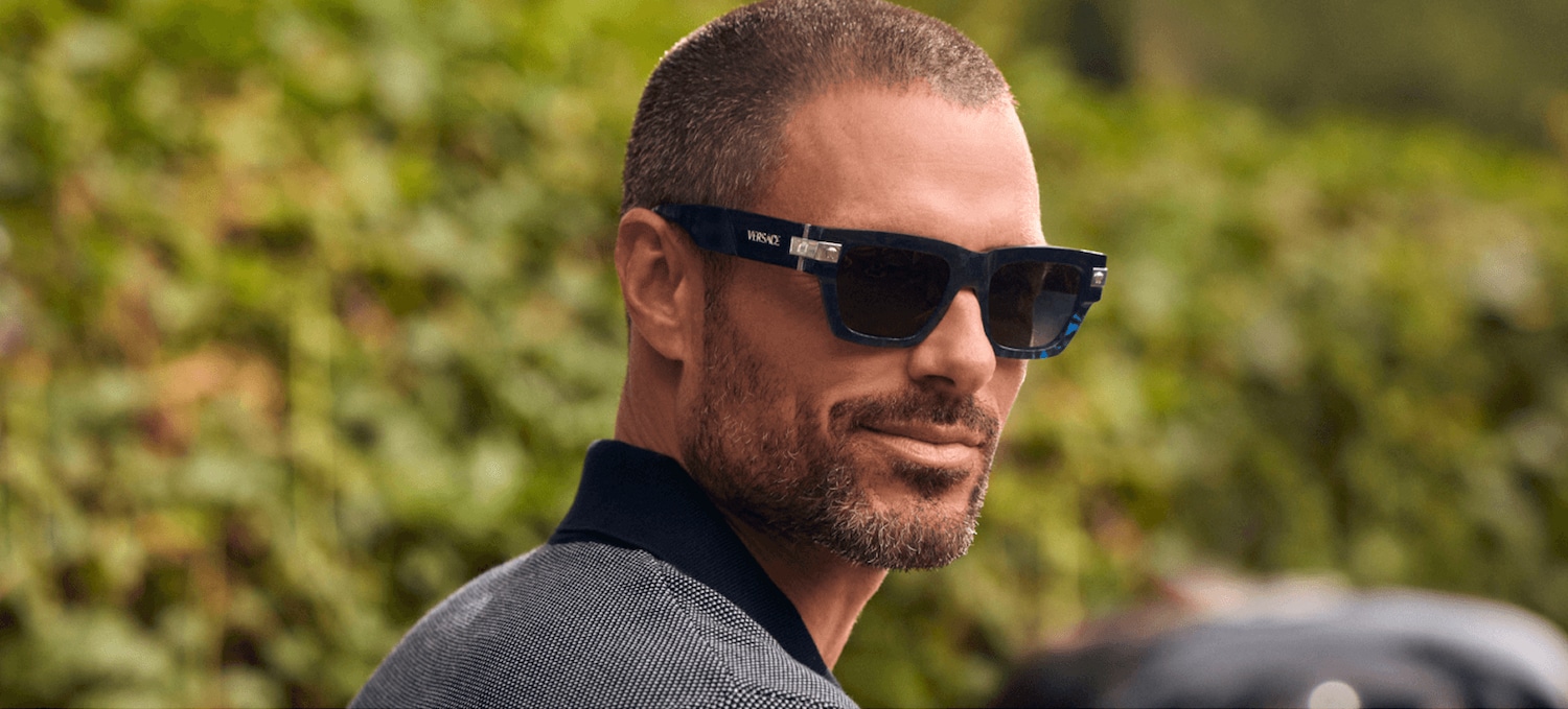 ヴェルサーチ サングラス MOD.4464-F VERSACE Versace VE4464 Sunglasses | LensCrafters