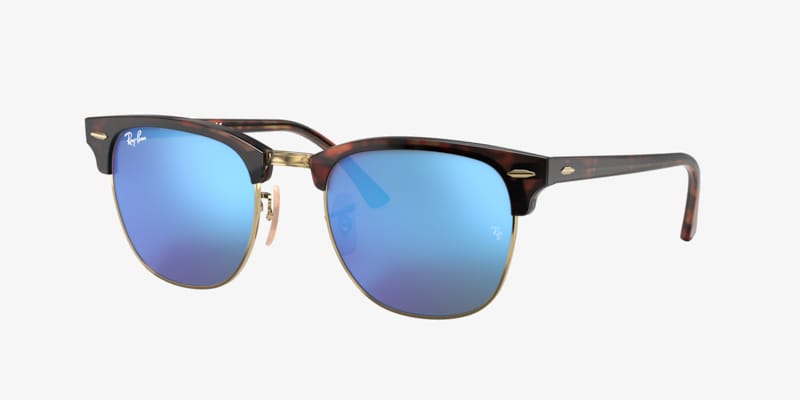 Ray-Ban CLUBMASTER RB3016 W0365 51□21 Ray-Ban RB3016 Clubmaster Classic Sunglasses | LensCrafters