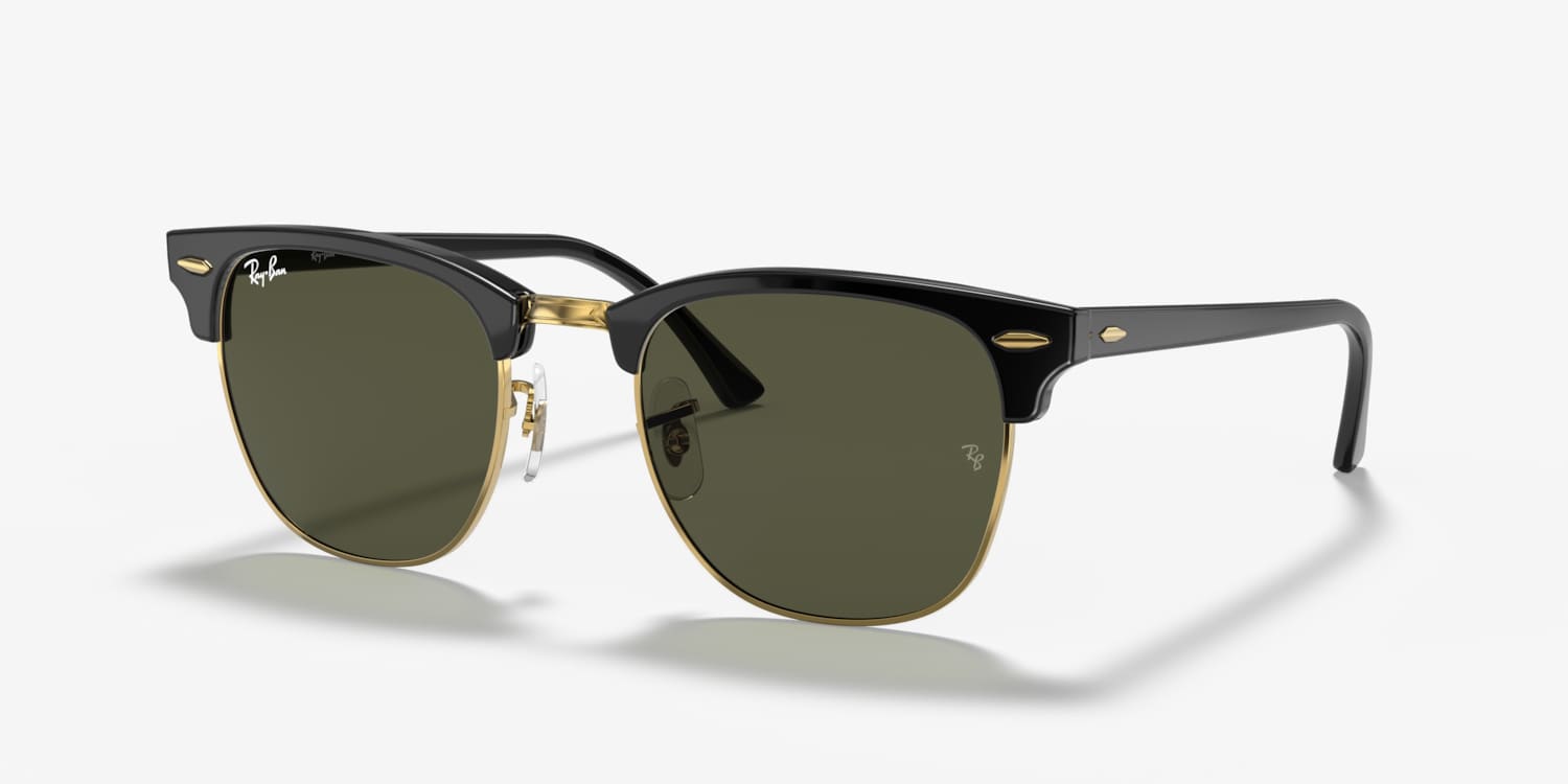 Ray-Ban RB3016 CLUBMASTER 1145/19 51□21 Ray-Ban RB3016F Clubmaster Classic Sunglasses | LensCrafters