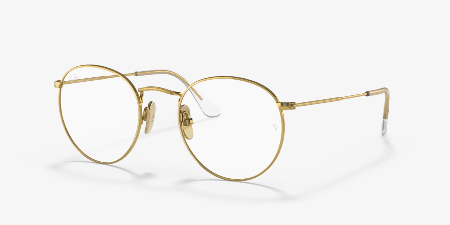 Ray-Ban RB8247V Round Titanium Optics Eyeglasses | LensCrafters