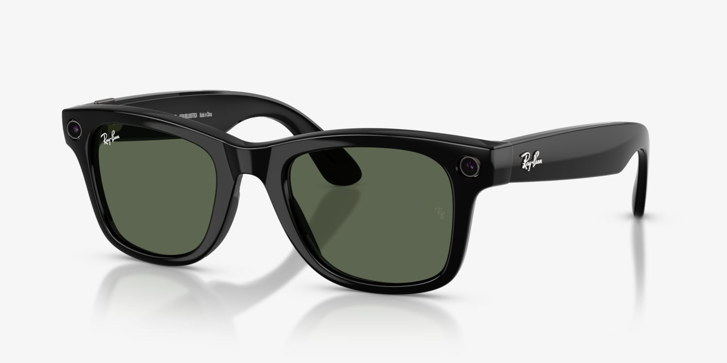Ray-Ban WAYFARER ブラック Ray-Ban Ray-Ban Meta Wayfarer Sunglasses | LensCrafters